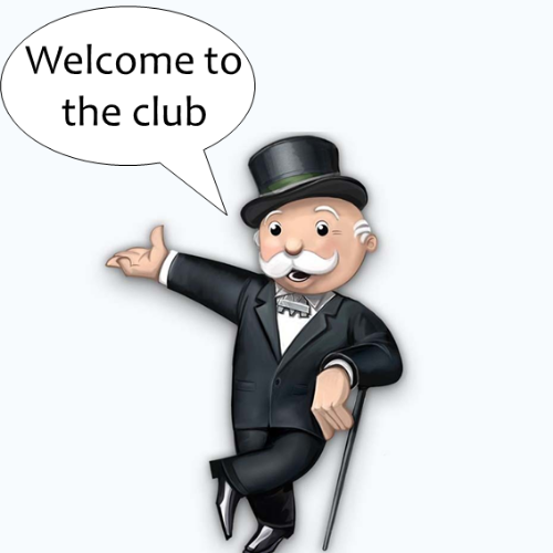 Bienvenido al club de los ricos